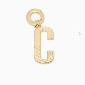Gorjana “C” charm - NEW
